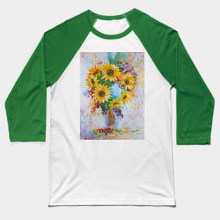 Sunflowers Baseball T-Shirt